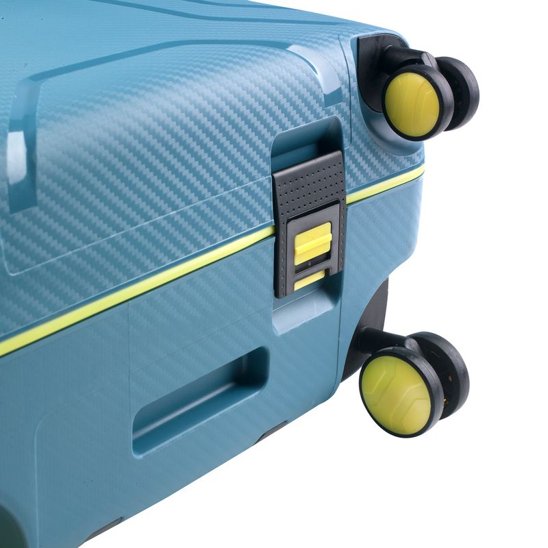 Sport si Outdoor - Articole de voiaj - Trolere - Troler Mare, CarryOn, STEWARD, Polipropilena, inchidere cu clapeta, marime L, Albastru - Infinity.ro