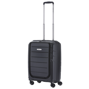 Troler Cabina, CarryOn, MOBILE WORKER, Polipropilena, 55 cm, Negru