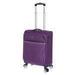 Sport si Outdoor - Articole de voiaj - Trolere - Troler Cabina, Diplomat, Poliester, 4 Roti Duble, Cifru TSA, ZC 998 - 55 cm, Mov - Infinity.ro