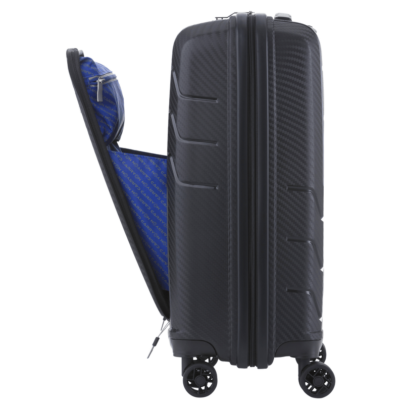Sport si Outdoor - Articole de voiaj - Trolere - Troler Cabina, CarryOn, MOBILE WORKER, Polipropilena, 55 cm, Negru - Infinity.ro