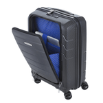 Sport si Outdoor - Articole de voiaj - Trolere - Troler Cabina, CarryOn, MOBILE WORKER, Polipropilena, 55 cm, Negru - Infinity.ro