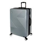 Sport si Outdoor - Articole de voiaj - Trolere - Troler Cabina, Diplomat, ABS, 4 Roti Duble, Cifru TSA, TD211- S, Argintiu - Infinity.ro
