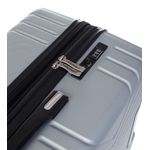 Sport si Outdoor - Articole de voiaj - Trolere - Troler Cabina, Diplomat, ABS, 4 Roti Duble, Cifru TSA, TD211- S, Argintiu - Infinity.ro