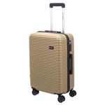 Sport si Outdoor - Articole de voiaj - Trolere - Troler mediu ABS Davidts Aviator, auriu, 64x43x25 cm - Infinity.ro