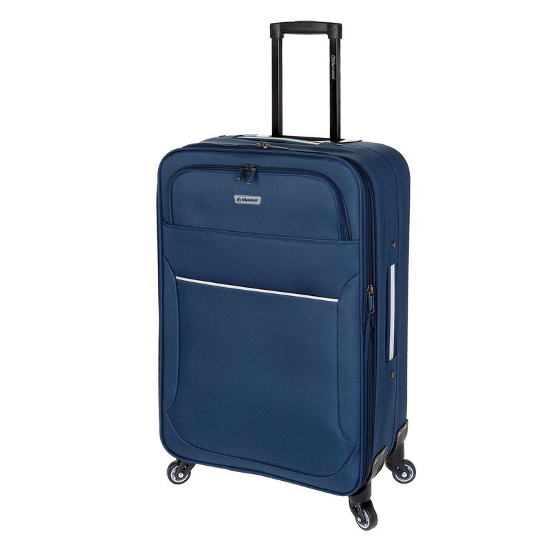 Sport si Outdoor - Articole de voiaj - Trolere - Set trolere extensibile Diplomat ZC 3004, poliester, 4 roti, 3 piese, bleumarin - Infinity.ro