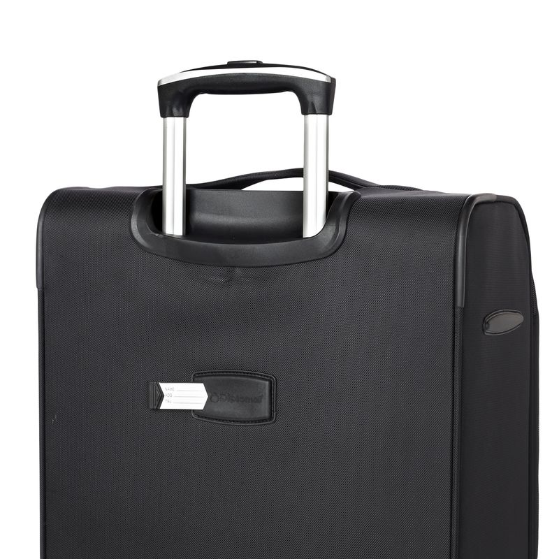 Sport si Outdoor - Articole de voiaj - Trolere - Troler Mediu, Extensibil, Diplomat, Poliester, 4 Roti Duble, Cifru TSA, ZC 998 - 68 cm, Negru - Infinity.ro