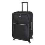 Sport si Outdoor - Articole de voiaj - Trolere - Set trolere extensibile Diplomat ZC 3004, poliester, 4 roti, 3 piese, negru - Infinity.ro