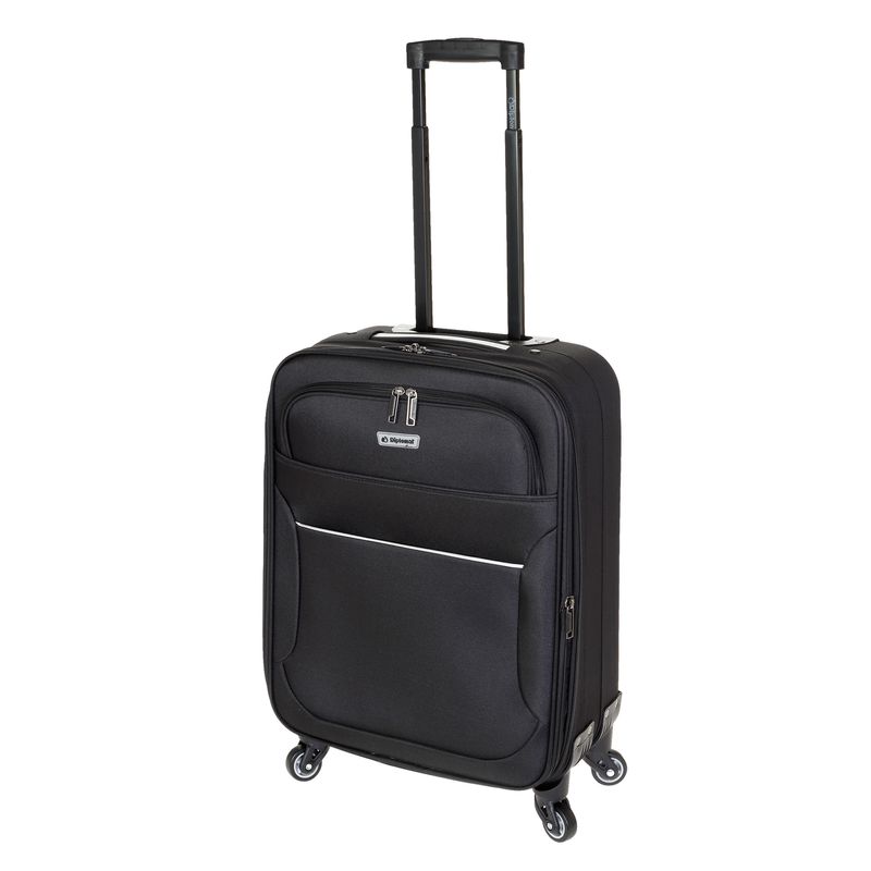Sport si Outdoor - Articole de voiaj - Trolere - Set trolere extensibile Diplomat ZC 3004, poliester, 4 roti, 3 piese, negru - Infinity.ro