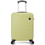 Sport si Outdoor - Articole de voiaj - Trolere - Troler Mare, ABS, 4 Roti Duble, Benzi, BZ 5598 - 76 cm, Verde Deschis - Infinity.ro