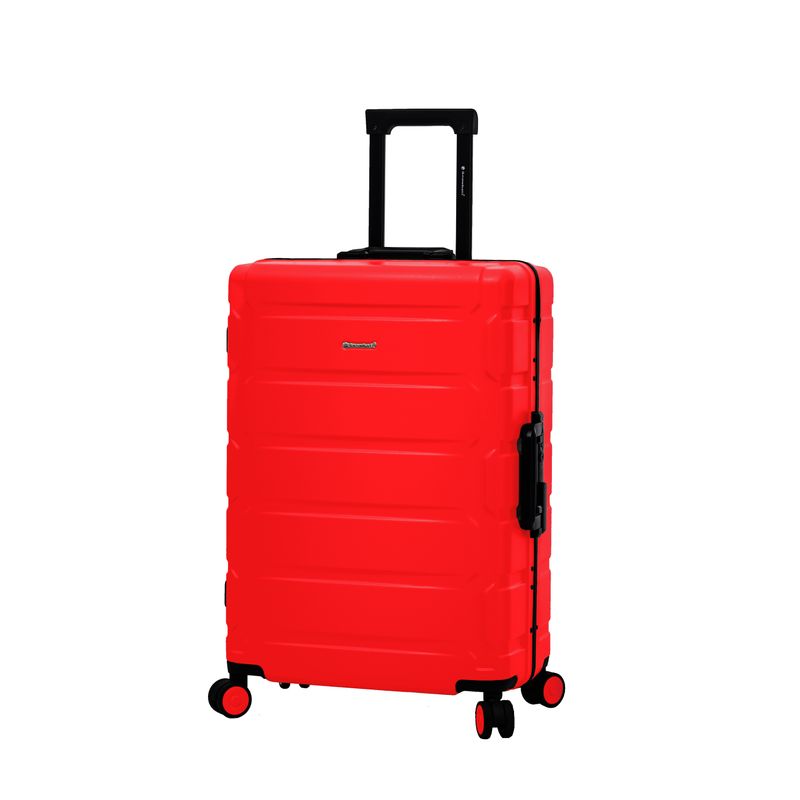 Sport si Outdoor - Articole de voiaj - Trolere - Troler mediu Snowball SW20503, policarbonat, cifru TSA, 4 roti duble, 67 cm, rosu - Infinity.ro