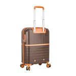 Sport si Outdoor - Articole de voiaj - Trolere - Troler Cabina Polipropilena, Fermoar Antifurt, Cifru TSA, Snowball, SW49403, 55.5 cm, Maro - Infinity.ro
