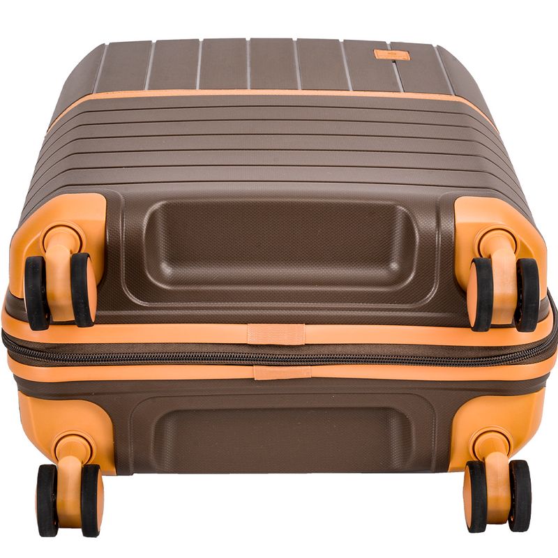 Sport si Outdoor - Articole de voiaj - Trolere - Troler Cabina Polipropilena, Fermoar Antifurt, Cifru TSA, Snowball, SW49403, 55.5 cm, Maro - Infinity.ro