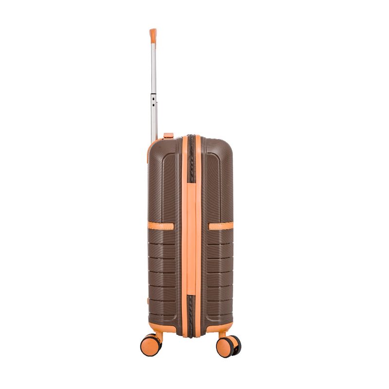 Sport si Outdoor - Articole de voiaj - Trolere - Troler Cabina Polipropilena, Fermoar Antifurt, Cifru TSA, Snowball, SW49403, 55.5 cm, Maro - Infinity.ro