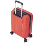Sport si Outdoor - Articole de voiaj - Trolere - Troler de cabina Benzi BZ 5754, polipropilena, cifru TSA, 4 roti duble, 55 cm, rosu - Infinity.ro