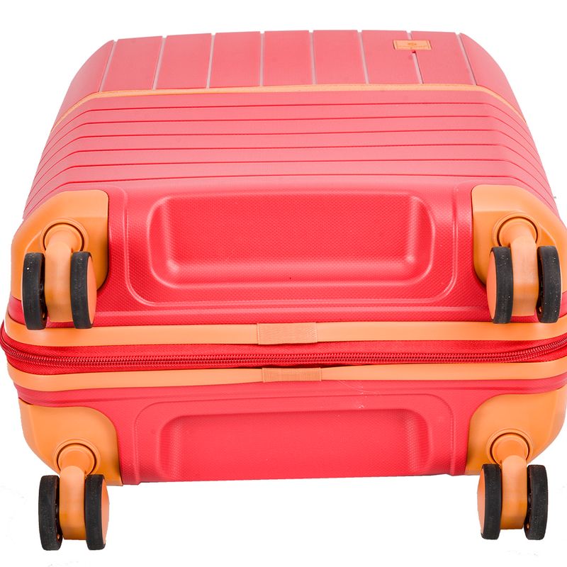 Sport si Outdoor - Articole de voiaj - Trolere - Troler Cabina Polipropilena, Fermoar Antifurt, Cifru TSA, Snowball, SW49403, 55.5 cm, Rosu - Infinity.ro