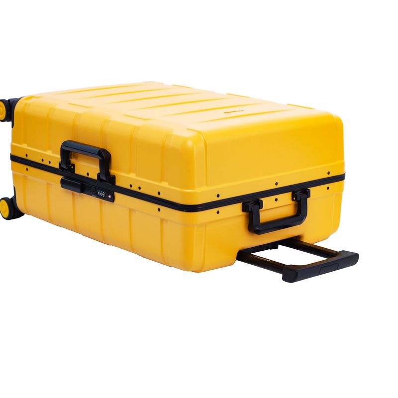 Sport si Outdoor - Articole de voiaj - Trolere - Troler de cabina Snowball SW20503, policarbonat, cifru TSA, 4 roti duble, 55 cm, galben - Infinity.ro