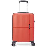 Sport si Outdoor - Articole de voiaj - Trolere - Troler de cabina Benzi BZ 5754, polipropilena, cifru TSA, 4 roti duble, 55 cm, rosu - Infinity.ro