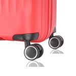 Sport si Outdoor - Articole de voiaj - Trolere - Troler mare Snowball SW47203, polipropilena, fermoar antifurt, cifru TSA, 4 roti duble, 79 cm, rosu - Infinity.ro