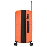 Sport si Outdoor - Articole de voiaj - Trolere - Troler Mare Extensibil Polipropilena, Fermoar Antifurt, Cifru TSA, Snowball SW39403, 4 Roti Duble, 77 cm, Portocaliu - Infinity.ro