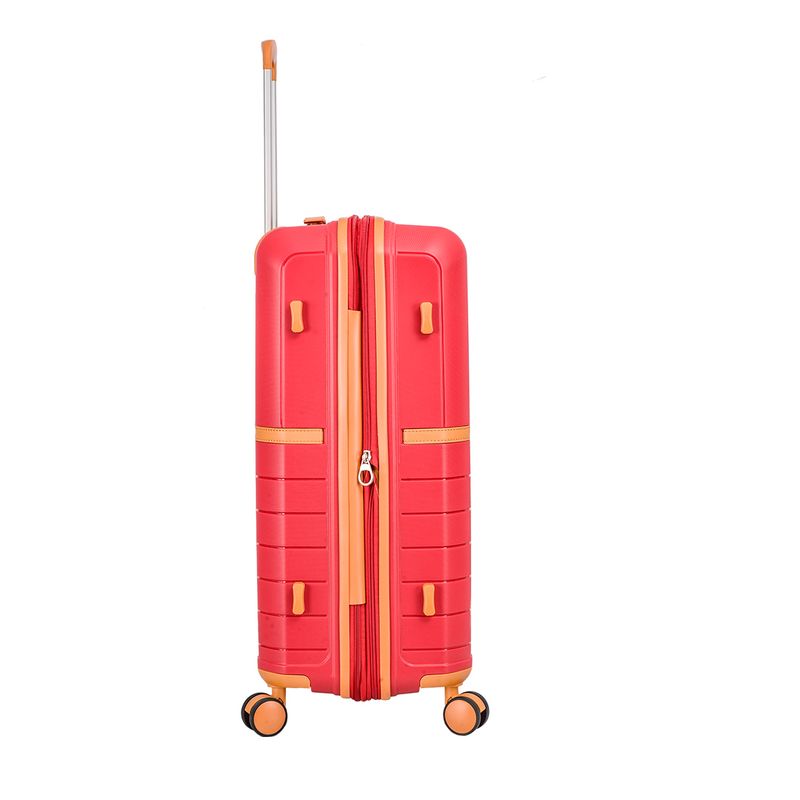 Sport si Outdoor - Articole de voiaj - Trolere - Troler Mare Extensibil Polipropilena, Fermoar Antifurt, Cifru TSA, Snowball, SW49403, 78 cm, Rosu - Infinity.ro