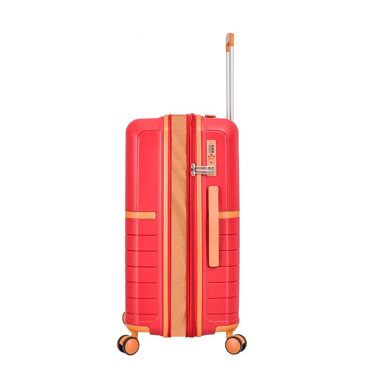 Sport si Outdoor - Articole de voiaj - Trolere - Troler Mare Extensibil Polipropilena, Fermoar Antifurt, Cifru TSA, Snowball, SW49403, 78 cm, Rosu - Infinity.ro