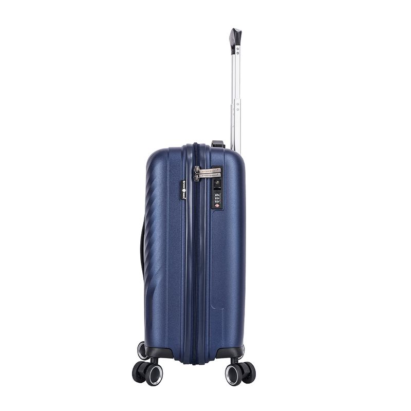 Sport si Outdoor - Articole de voiaj - Trolere - Troler de cabina Snowball SW47203, polipropilena, fermoar antifurt, cifru TSA, 4 roti duble, 55 cm, bleumarin - Infinity.ro