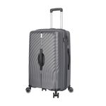 Sport si Outdoor - Articole de voiaj - Trolere - Troler mediu Snowball SW47203, polipropilena, fermoar antifurt, cifru TSA, 4 roti duble, 69 cm, antracit - Infinity.ro