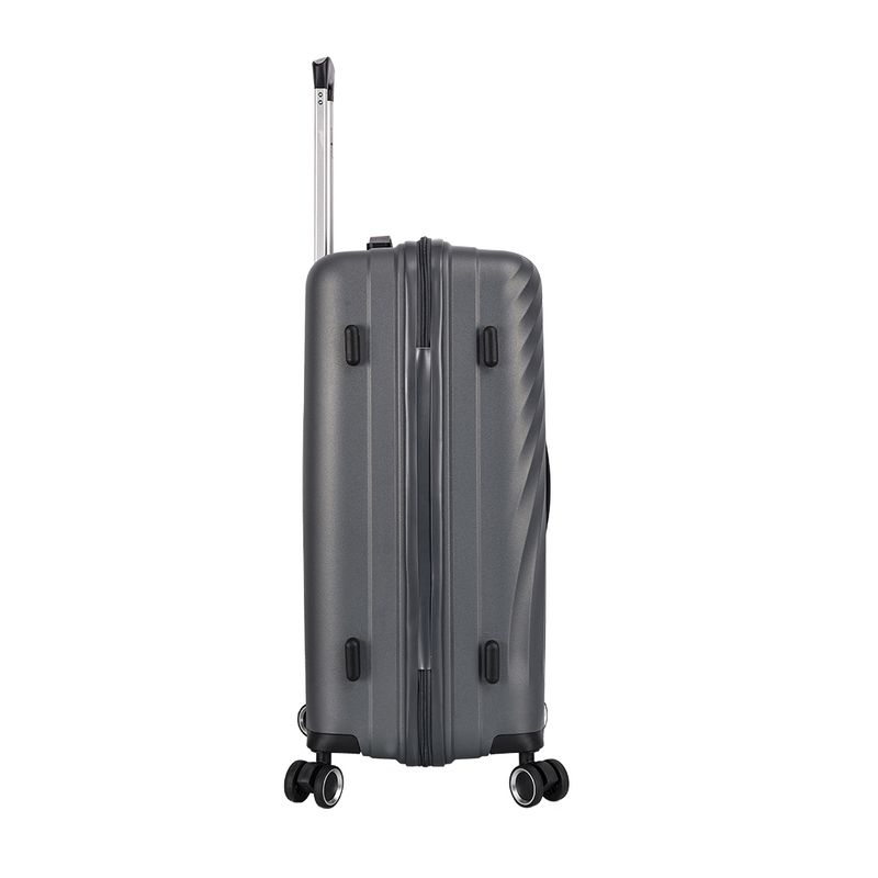 Sport si Outdoor - Articole de voiaj - Trolere - Troler mediu Snowball SW47203, polipropilena, fermoar antifurt, cifru TSA, 4 roti duble, 69 cm, antracit - Infinity.ro