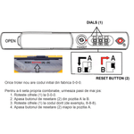 Sport si Outdoor - Articole de voiaj - Trolere - Troler de cabina Snowball SW20503, policarbonat, cifru TSA, 4 roti duble, 55 cm, bleumarin - Infinity.ro