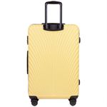 Sport si Outdoor - Articole de voiaj - Trolere - Troler mare Wings Swan, ABS, 4 roti, cifru, 75.5 cm, galben deschis - Infinity.ro