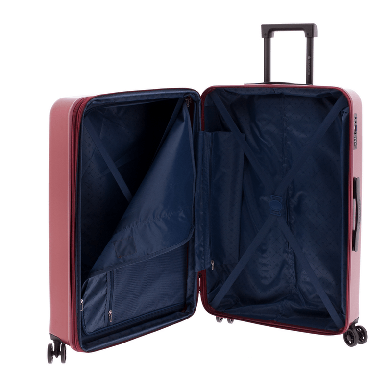 Sport si Outdoor - Articole de voiaj - Trolere - Troler Mare Extensibil, Policarbonat, Cifru TSA, Nomadtec, MG 3212 - 76 cm, Grena - Infinity.ro
