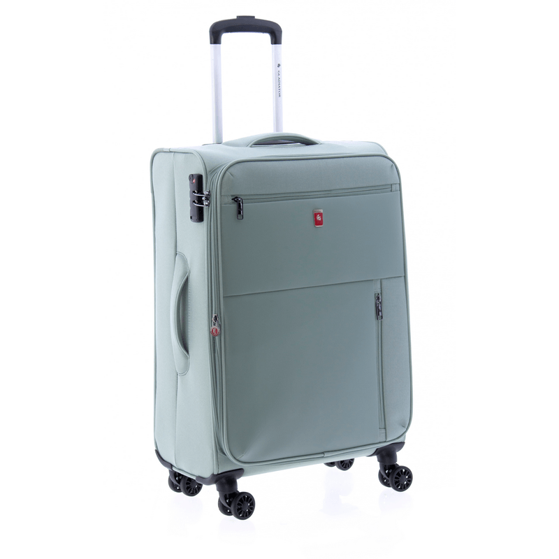 Sport si Outdoor - Articole de voiaj - Trolere - Troler Mediu, Extensibil, 4 Roti Duble, Nylon, Gladiator, Arctic, MG 3711 - 66 cm, Verde - Infinity.ro