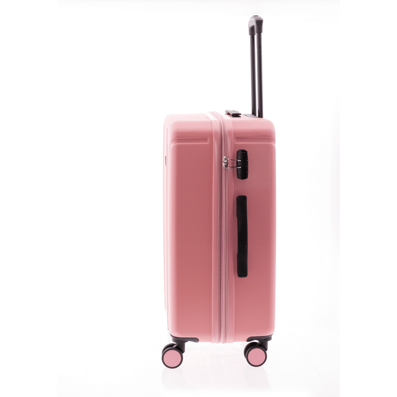 Sport si Outdoor - Articole de voiaj - Trolere - Troler mediu extensibil Gladiator Tropical, ABS, cifru, 4 roti duble, MG 2911, 67 cm, rose - Infinity.ro