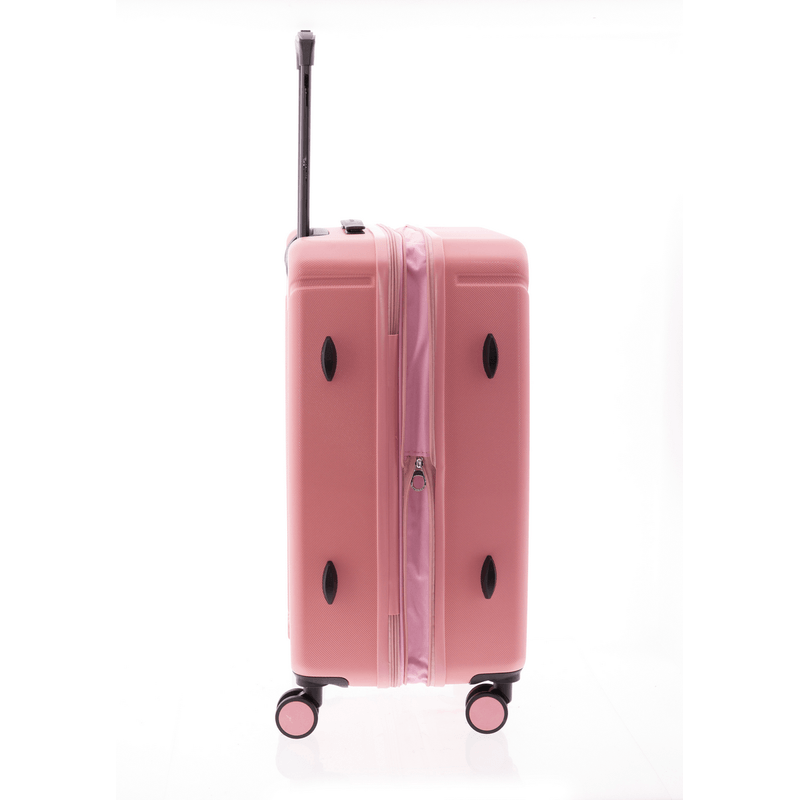 Sport si Outdoor - Articole de voiaj - Trolere - Troler mediu extensibil Gladiator Tropical, ABS, cifru, 4 roti duble, MG 2911, 67 cm, rose - Infinity.ro