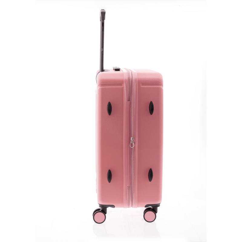 Sport si Outdoor - Articole de voiaj - Trolere - Troler mediu extensibil Gladiator Tropical, ABS, cifru, 4 roti duble, MG 2911, 67 cm, rose - Infinity.ro