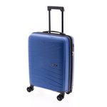 Sport si Outdoor - Articole de voiaj - Trolere - Troler Cabina Extensibil, Polipropilena, Cifru, 4 Roti Duble, Gladiator, Flow, MG 1710 - 55 cm, Albastru - Infinity.ro