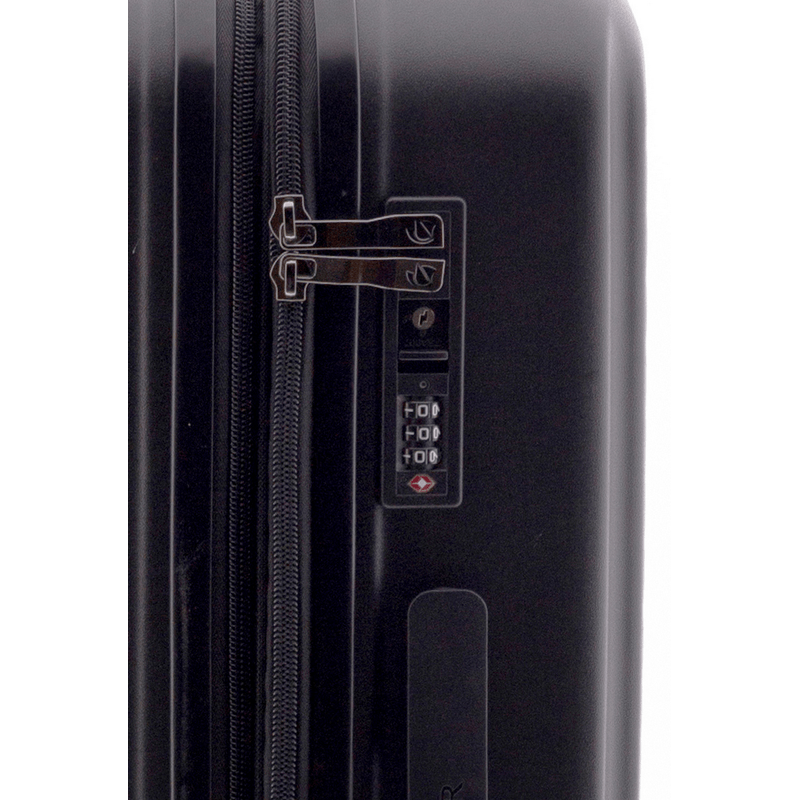 Sport si Outdoor - Articole de voiaj - Trolere - Troler Mare Extensibil, Policarbonat, Cifru TSA, Nomadtec, MG 3212 - 76 cm, Negru - Infinity.ro