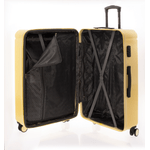 Sport si Outdoor - Articole de voiaj - Trolere - Troler mare extensibil Gladiator Tropical, ABS, cifru, 4 roti duble, MG 2912, 77 cm, galben - Infinity.ro