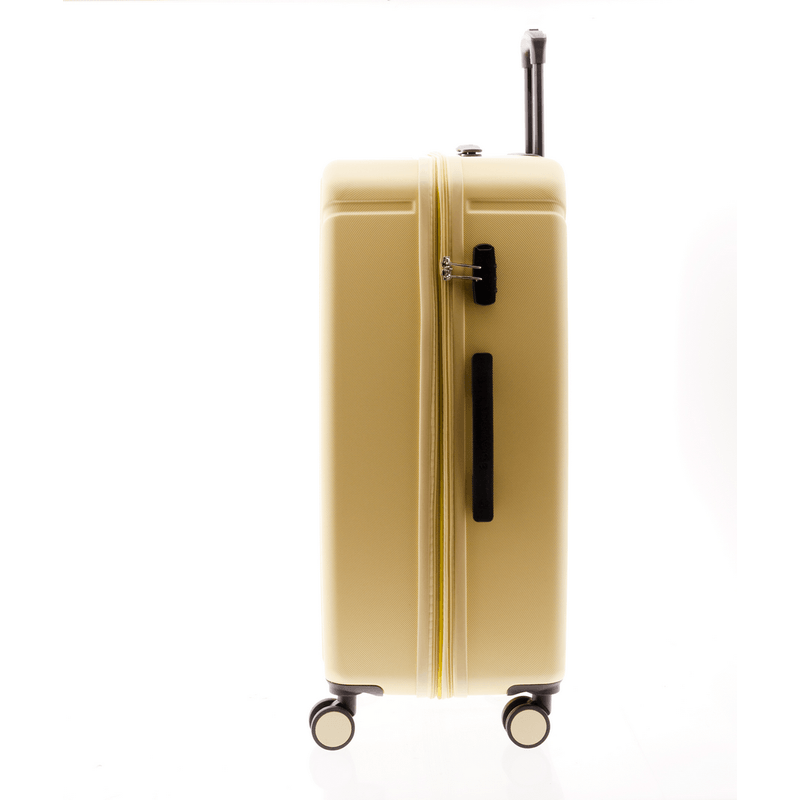 Sport si Outdoor - Articole de voiaj - Trolere - Troler mare extensibil Gladiator Tropical, ABS, cifru, 4 roti duble, MG 2912, 77 cm, galben - Infinity.ro