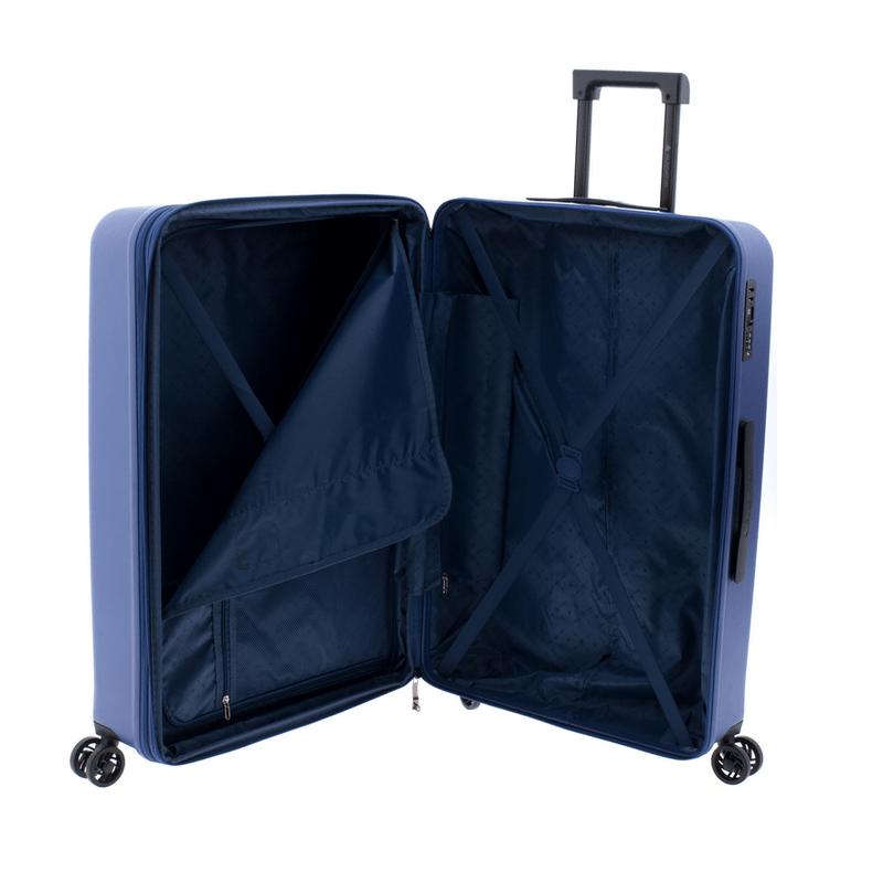 Sport si Outdoor - Articole de voiaj - Trolere - Troler Mare Extensibil, Policarbonat, Cifru TSA, Nomadtec, MG 3212 - 76 cm, Bleumarin - Infinity.ro