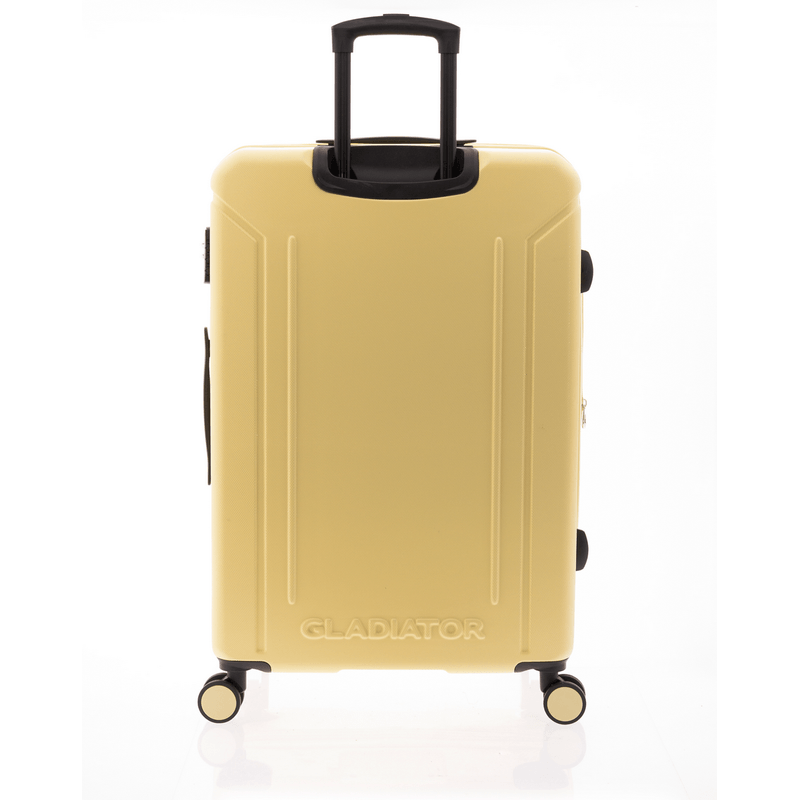 Sport si Outdoor - Articole de voiaj - Trolere - Troler mare extensibil Gladiator Tropical, ABS, cifru, 4 roti duble, MG 2912, 77 cm, galben - Infinity.ro