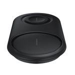 Laptop, Telefoane si Tablete - Telefoane mobile si accesorii - Accesorii Telefoane - Incarcatoare telefoane - Incarcator Wireless Charger Duo Samsung compatibil cu Samsung Galaxy S8/S9/S10, Safe Charge, Negru - Infinity.ro