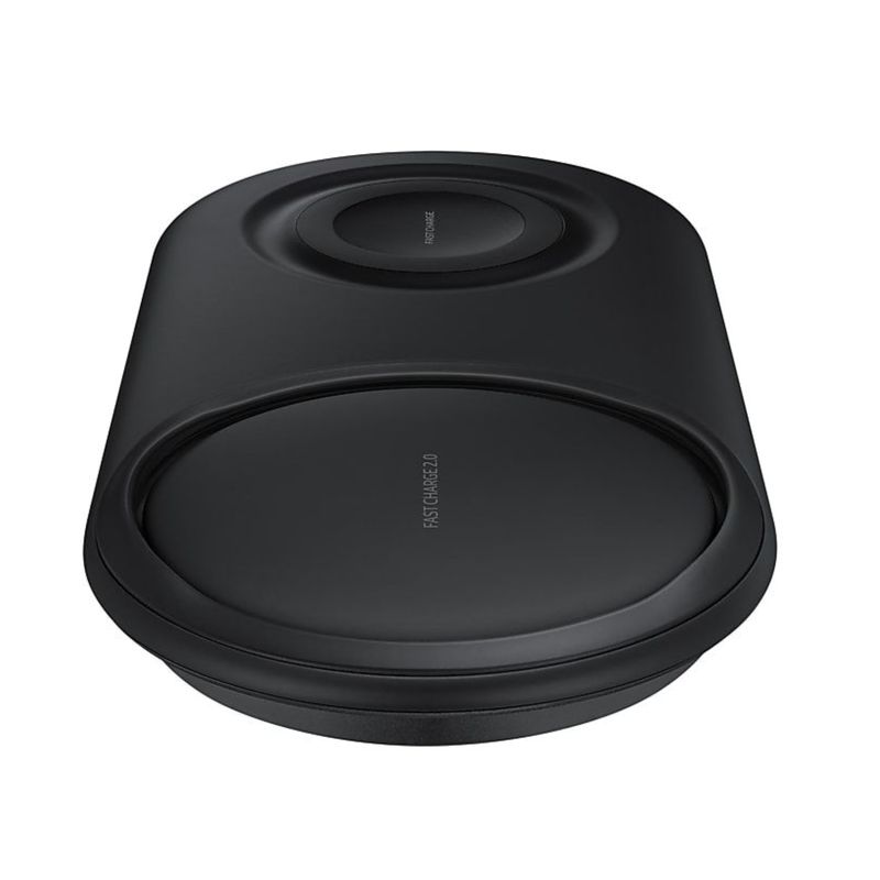 Laptop, Telefoane si Tablete - Telefoane mobile si accesorii - Accesorii Telefoane - Incarcatoare telefoane - Incarcator Wireless Charger Duo Samsung compatibil cu Samsung Galaxy S8/S9/S10, Safe Charge, Negru - Infinity.ro