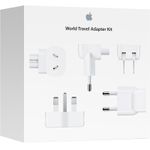 Laptop, Telefoane si Tablete - Telefoane mobile si accesorii - Accesorii Telefoane - Incarcatoare telefoane - Set de incarcare Apple, adaptoare priza World Travel, Alb, MON-BBL6137 - Infinity.ro