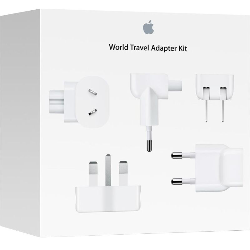 Laptop, Telefoane si Tablete - Telefoane mobile si accesorii - Accesorii Telefoane - Incarcatoare telefoane - Set de incarcare Apple, adaptoare priza World Travel, Alb, MON-BBL6137 - Infinity.ro