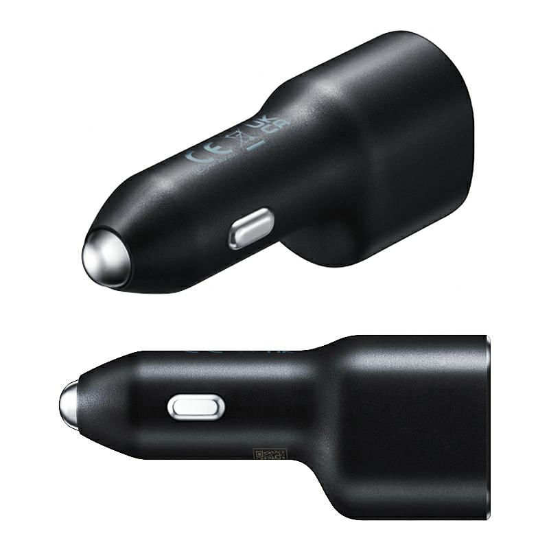 Laptop, Telefoane si Tablete - Telefoane mobile si accesorii - Accesorii Telefoane - Incarcatoare telefoane - Adaptor auto Fast Charger pentru Samsung, 25W, Dual Port cu interfata 1x USB si 1x USB-C, Negru - Infinity.ro