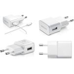 Laptop, Telefoane si Tablete - Telefoane mobile si accesorii - Accesorii Telefoane - Incarcatoare telefoane - Incarcator priza original Samsung, 1xUSB cu cablu de date Micro USB inclus in pachet, culoare alb - Infinity.ro