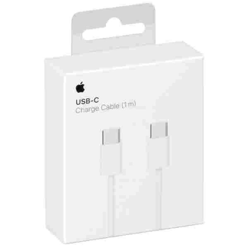 Laptop, Telefoane si Tablete - Telefoane mobile si accesorii - Accesorii Telefoane - Cabluri si adaptoare telefoane - Cablu de incarcare Apple Type-C la Type-C pentru MacBook Pro/Air, 1M lungime, Alb, BBL1271 - Infinity.ro