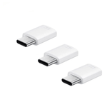 Laptop, Telefoane si Tablete - Telefoane mobile si accesorii - Accesorii Telefoane - Cabluri si adaptoare telefoane - Set 3x Adaptoare microUSB - USB-C Samsung, Alb EE-GN930KWEGWW - Infinity.ro
