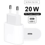 Laptop, Telefoane si Tablete - Telefoane mobile si accesorii - Accesorii Telefoane - Incarcatoare telefoane - Adaptor priza Apple iPhone Serial Mark USB-C 20W pentru iPhone 12 Pro Max / 12 Pro / 12 / 12 Mini / 11 Pro Max, Alb - Infinity.ro